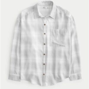 Hollister Oversized Flannel Shirt